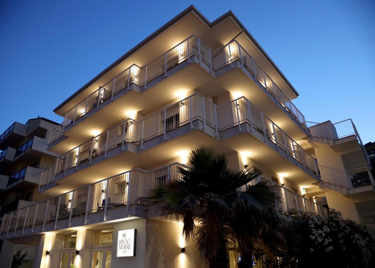 Hotel Riva E Mare Rimini Exteriör bild